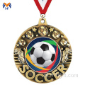 Medalhas de futebol de troféus esportivas de futebol baratas para venda